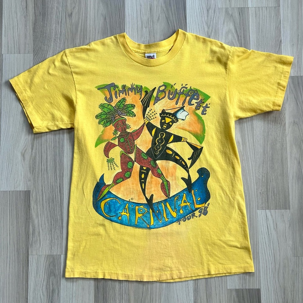 Vintage Jimmy Buffet Carnival Tour 1998 Single Stitch T-shirt Men’s Large